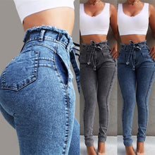 Load image into Gallery viewer, Women's High Waist Skinny Stretch Push Up Jeans