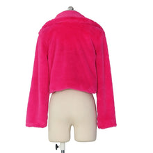 Load image into Gallery viewer, Solid 6 Colors Faux Fur Short Jacket