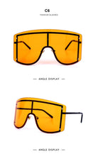 Load image into Gallery viewer, Fashion Oversized Blue Yellow Gradient Sunglasses