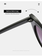 Load image into Gallery viewer, Vintage Plastic Titanium Framed Cat Eye Sunglasses