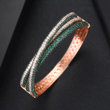 Load image into Gallery viewer, Luxury Dubia Style Stackable Statement Bangle