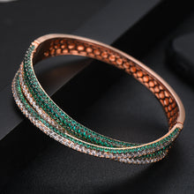 Load image into Gallery viewer, Luxury Dubia Style Stackable Statement Bangle