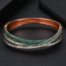 Load image into Gallery viewer, Luxury Dubia Style Stackable Statement Bangle