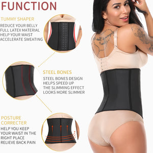 Latex Steel Boned Waist Trainer