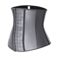 Load image into Gallery viewer, Latex Steel Boned Waist Trainer