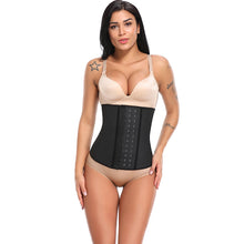 Load image into Gallery viewer, Latex Steel Boned Waist Trainer