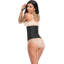 Load image into Gallery viewer, Latex Steel Boned Waist Trainer