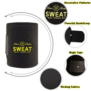 Sweat Latex Rubber Waist Belt