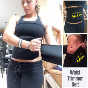 Sweat Latex Rubber Waist Belt