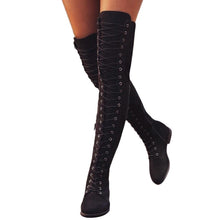 Load image into Gallery viewer, Suede Thigh High Boots