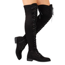 Load image into Gallery viewer, Suede Thigh High Boots