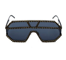 Load image into Gallery viewer, Fashion Oversized Square Diamond Sunglasses