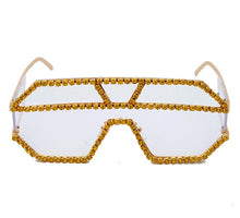 Load image into Gallery viewer, Fashion Oversized Square Diamond Sunglasses