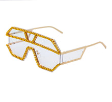 Load image into Gallery viewer, Fashion Oversized Square Diamond Sunglasses