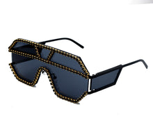 Load image into Gallery viewer, Fashion Oversized Square Diamond Sunglasses