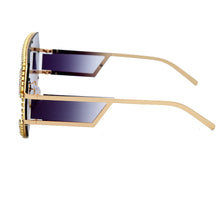 Load image into Gallery viewer, Fashion Oversized Square Diamond Sunglasses