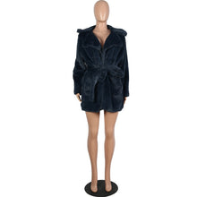 Load image into Gallery viewer, Winter Faux Fur Women Coat In 5 Solid Colors