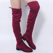 Load image into Gallery viewer, Suede Thigh High Boots