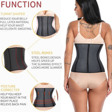 Load image into Gallery viewer, Breathable Steel Boned Waist Trainer