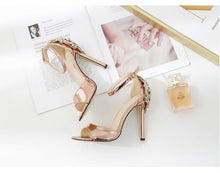 Load image into Gallery viewer, Rhinestone Stiletto Crystal Thin Heels