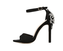 Load image into Gallery viewer, Rhinestone Stiletto Crystal Thin Heels