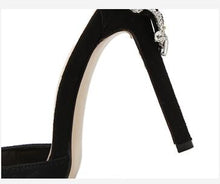 Load image into Gallery viewer, Rhinestone Stiletto Crystal Thin Heels