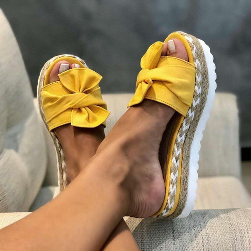 2020 Summer Fashion Women Bow Sandals