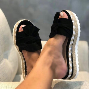 2020 Summer Fashion Women Bow Sandals