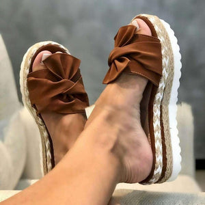 2020 Summer Fashion Women Bow Sandals