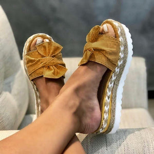 2020 Summer Fashion Women Bow Sandals