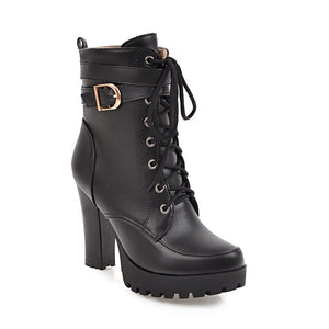 Lace Up Ankle Boots