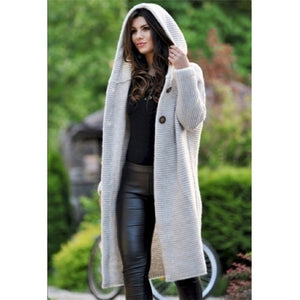 Winter Hooded Casual Loose Sweater