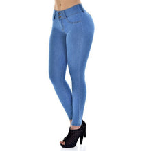 Load image into Gallery viewer, Plus Size High Waist Jeans