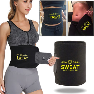 Sweat Latex Rubber Waist Belt